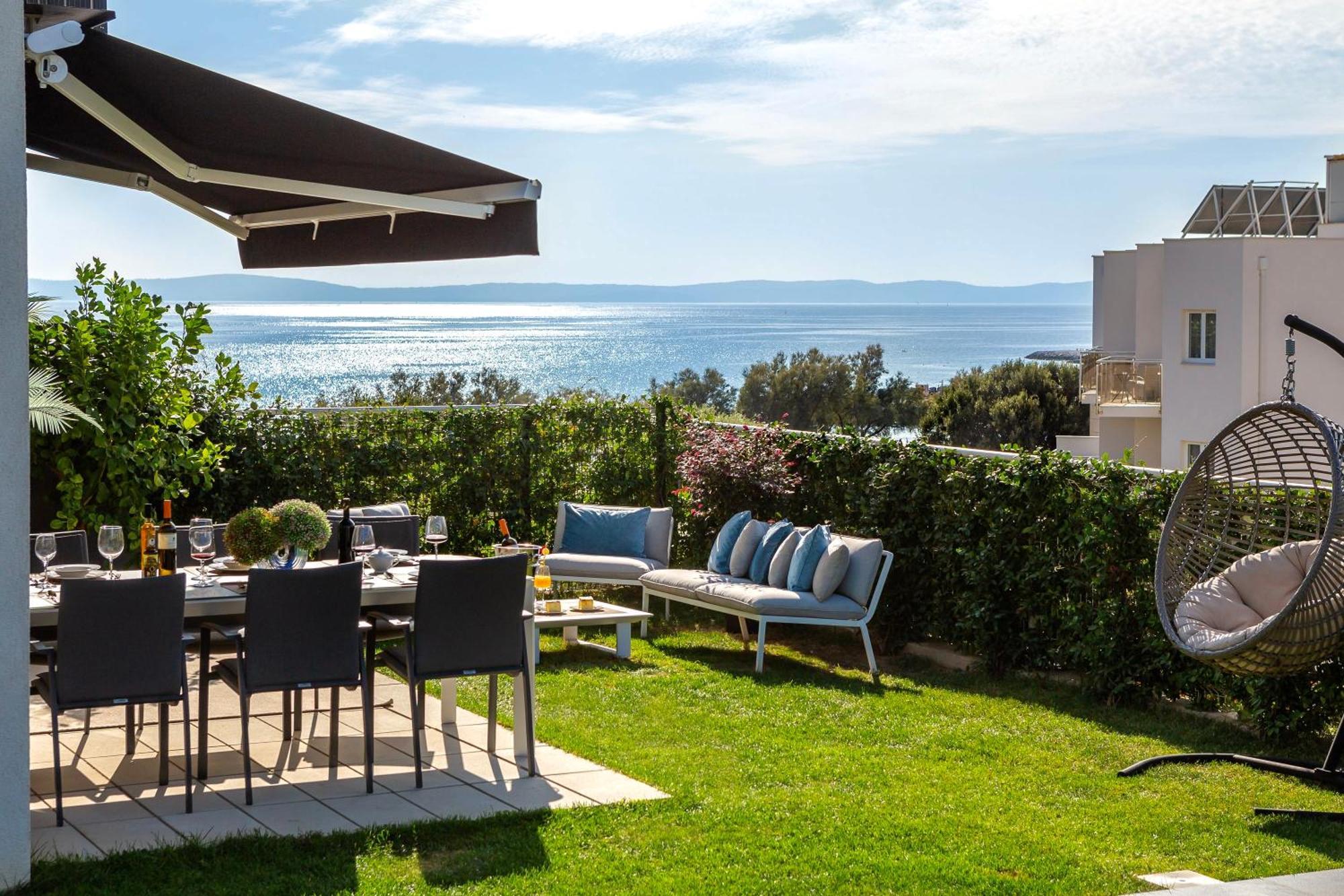 New Luxury Apartment With Private Heated Pool And Amazing Terrace With Seaview Split Extérieur photo
