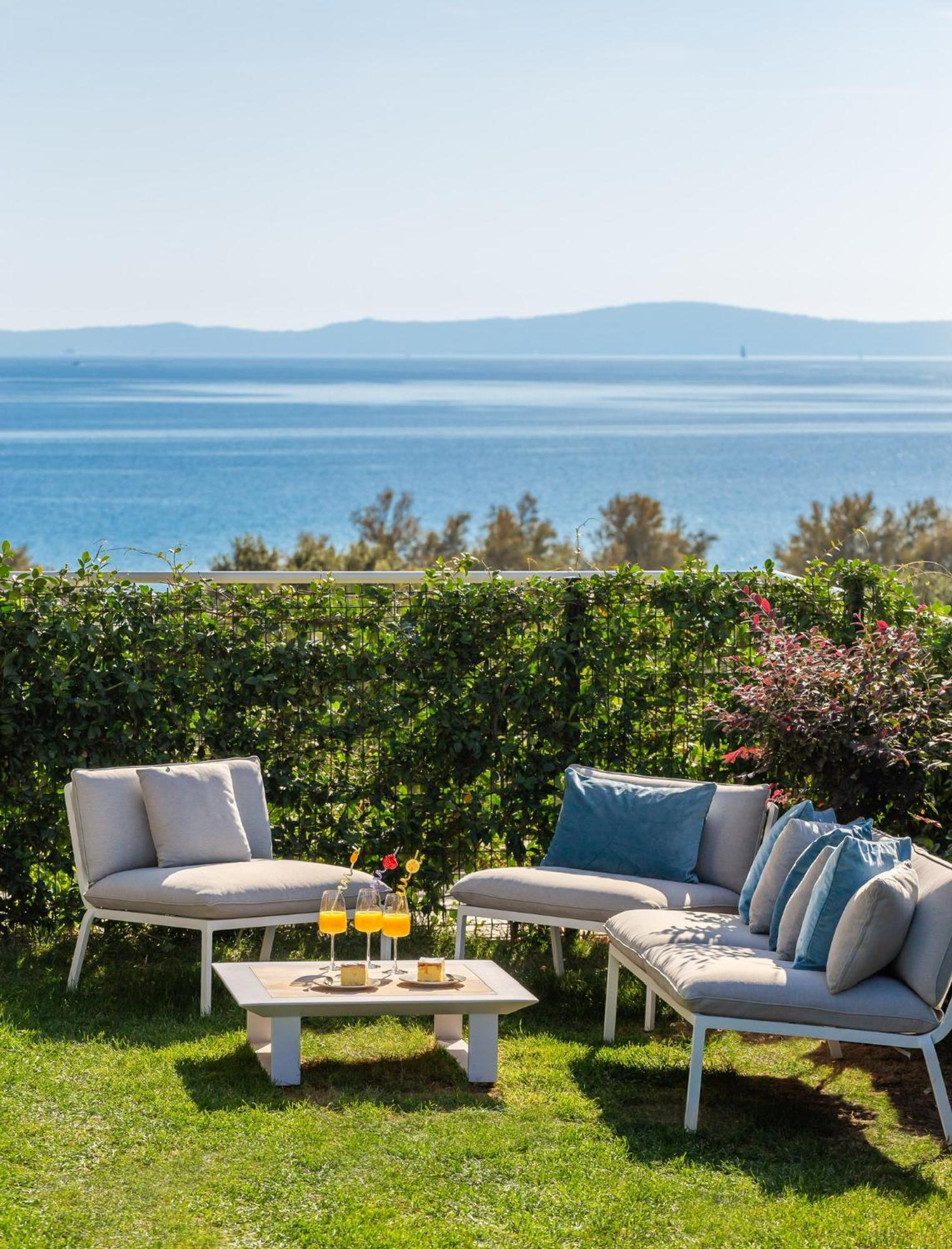 New Luxury Apartment With Private Heated Pool And Amazing Terrace With Seaview Split Extérieur photo